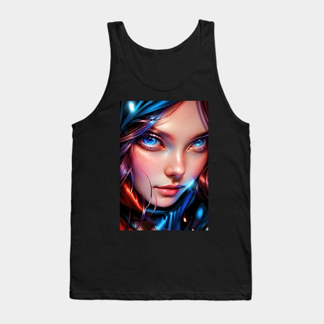 blue eyes Tank Top by CandyShop